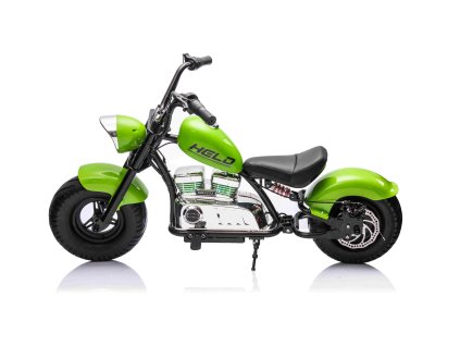 Motorcycle Chopper Warrior vehicle Green