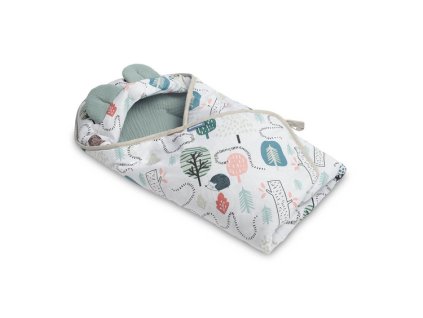 OTULACZ DO FOTELIKA MUŚLIN JEŻE SZMARAGDOWY