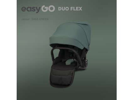 Siedzisko spacerówki do wózka dziecięcego EasyGo Duoflex Sage Green