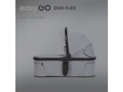 Gondola do wózka dziecięcego EasyGo Duoflex Cloudy Gray