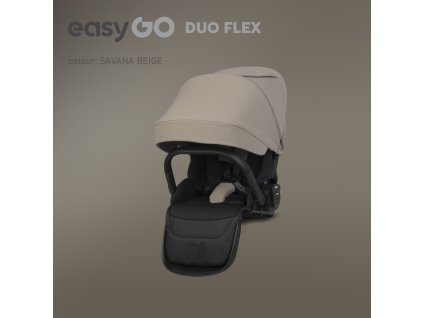 Siedzisko spacerówki do wózka dziecięcego EasyGo Duoflex Savana Beige