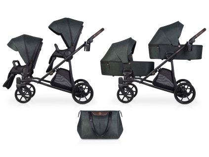 Wózek dziecięcy Riko Musso 2w1 02 Forest