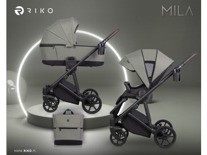Wózek dziecięcy Riko Mila 01 Khaki