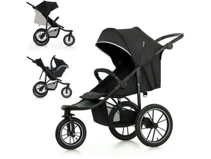 Kinderkraft Helsi 2 BLACK (Barva Černá)