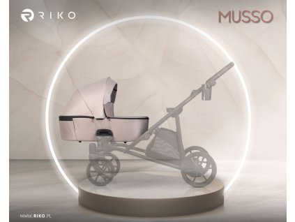 Gondola do wózka dziecięcego Riko Musso 01 Taupe - dolna
