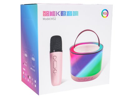 Karaoke Microphone + Illuminated Speaker Set