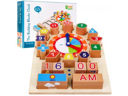 Wooden Clock For Learning