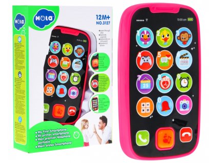 Educational Interactive SmartPhone Pink