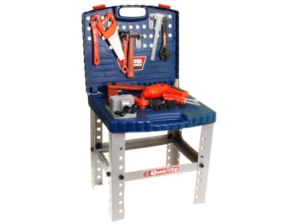 Suitcase, desk of a DIY enthusiast