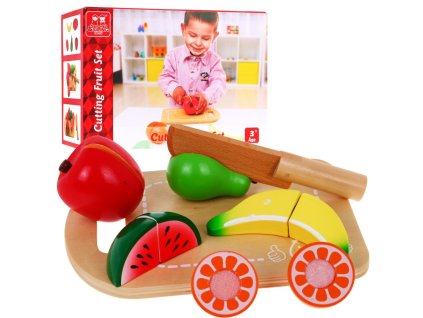Set Of Cutting Wood Fruits Vegetables Board