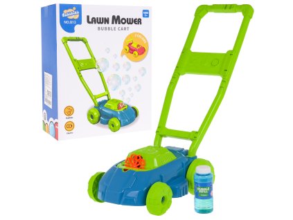 Lawn mower with the function of releasing soap bubbles