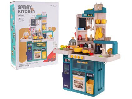 Kitchen Kitchenette with Light and Sound Function 78 pieces.