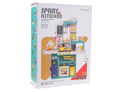 Kitchen Kitchenette with Light and Sound Function 78 pieces.
