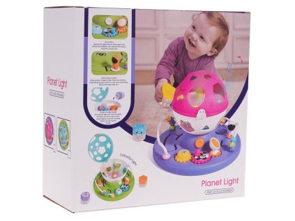 Interactive Sorter with Light and Sound Function Pink
