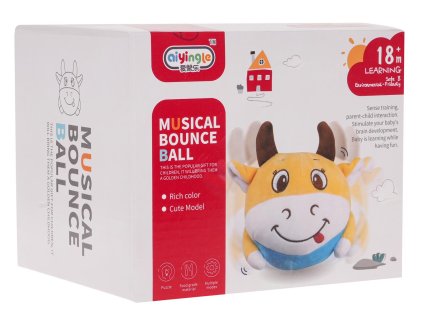 Cheerful Jumping Cow with Light and Sound Function