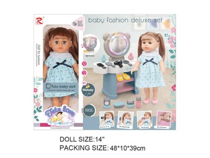 Kinga doll with dressing table + accessories