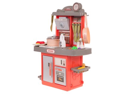 Kitchen Kitchenette with Sound Function 28 pcs. Pink