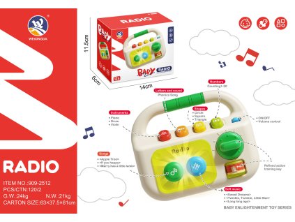 Multifunctional Radio with Sounds for the Youngest