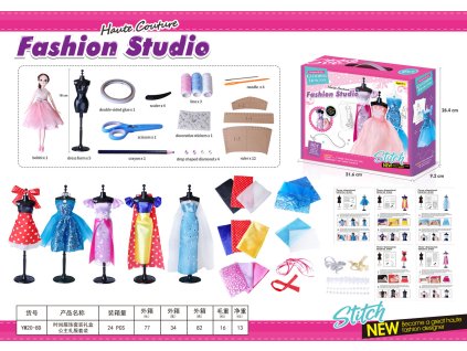 Little Designer Kit, Colorful Materials + Accessories
