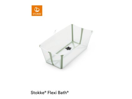 STOKKE Flexi Bath Vanička Transp Green