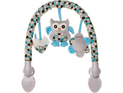 4Baby plyšový oblouk (Varianta Sova, modrá)