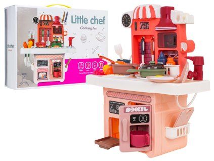Kitchen with Light and Sound Function Pink