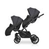 Kočárek Riko Team 2020 Anthracite pro dvojčata