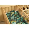 sada povlečení do kočárku, kolébky a postýlky Velvet, Paradise Smaragdová