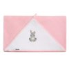 FROTÉ KOUPACÍ ŽUPAN 100X100 BUNNY PINK