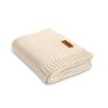 BAMBUSOVÁ A BAVLNĚNÁ DEKA 80X100 CM CAPPUCINO