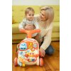DĚTSKÉ INTERAKTIVNÍ CHODÍTKO TOYZ SPARK 2V1, STOLEČEK S PŘÍSLUŠENSTVÍM, PINK