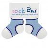 KIKKO SOCK ONS Držák ponožek Classic, modrá (6-12m)