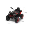 AKUMULÁTOROVÉ VOZIDLO QUAD GIGANT RED