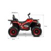 AKUMULÁTOROVÉ VOZIDLO QUAD GIGANT RED