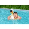 Dětský nafukovací třpytivý kruh Bestway 61x56cm Labuť