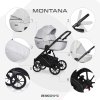 Riko Basic Montana 03 Stone sada kočárku 3 v 1