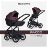 Riko Basic Pacco 01 Plum sada kočárku 3 v 1