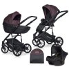 Riko Basic Pacco 01 Plum sada kočárku 3 v 1