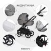 Riko Basic Montana 04 Onyx sada kočárku 3 v 1