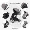 Riko Basic Montana 04 Onyx sada kočárku 3 v 1