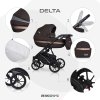 Riko Basic Delta 04 Čokoládová sada kočárku 3 v 1