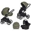 Riko Basic Delta Ecco 13 Olive sada kočárku 3 v 1