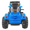 Vehicle Excavator Tractor Blue