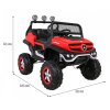 Vehicle Mercedes BENZ UNIMOG Red