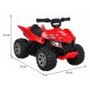 Vehicle Quad THE FASTEST Red
