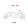 Elektrická čtyřkolka Buggy Racing 24/7Ah 2x200W Černá