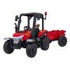 Elektrický traktor BLAST s přívěsem 24V/7Ah 2x200W Červený