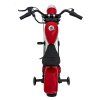 Motorcycle Chopper Warrior vehicle Red