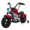 Motorcycle Chopper Warrior vehicle Red