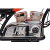 Motorcycle Chopper Warrior vehicle Orange